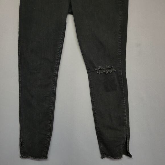 Denizen Levis Modern Distress Ankle Jeans Womens 29 Denim Black Stretches Casual - Picture 5 of 14